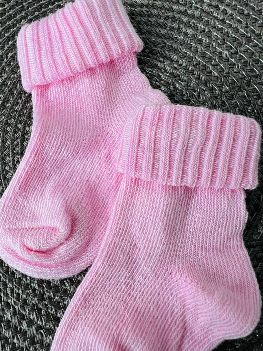 ❤ Шкарпетки без утеплення, 0-3міс. Колір - Рожевий (#41711275) ✓ Anna Konvert