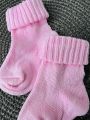 ❤ Шкарпетки без утеплення, 0-3міс. Колір - Рожевий (#41711275) ✓ Anna Konvert