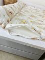 ❤ Матрасик у пеленатор, на блискавці, поролон з'ємний, 55см на 70см. Принт - Гуски на хмаринці, зигзаг (#93188524) ✓ Anna Konver