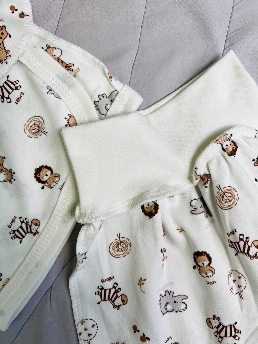 ❤ Комплект 3ка з сорочкою інтерлок Ромашка, 56-62см. Принт - Сафарі (#2602392) ✓ Anna Konvert