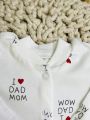 ❤ Чоловічок інтерлок Ромашка 56-62см. Принт - I love mom dad (#72552178) ✓ Anna Konvert
