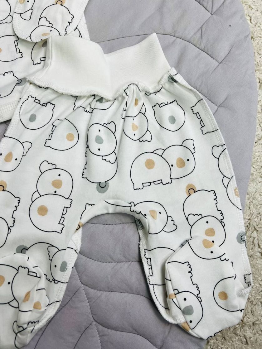 ❤ Комплект 3ка з сорочкою інтерлок Ромашка, 56-62см. Принт - Коала велика (#75070322) ✓ Anna Konvert