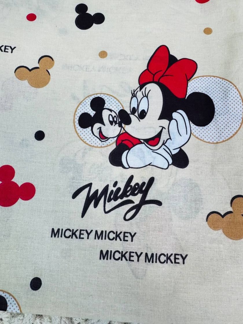 ❤ Пелюшки Ситцеві 85 см на 105 см. Принт - Міккі маус на бежевому (#19763006) ✓ Anna Konvert