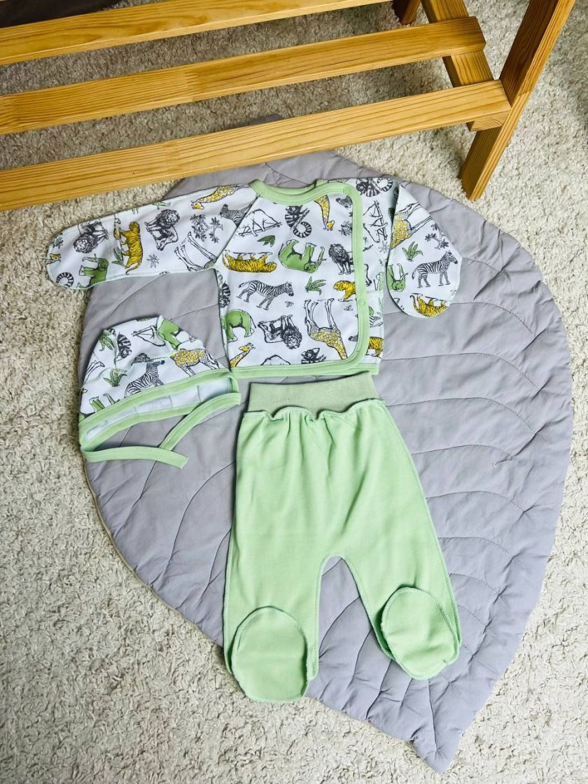 ❤ Комплект 3ка з сорочкою інтерлок 56см. Принт - Африка (#3556864) ✓ Anna Konvert