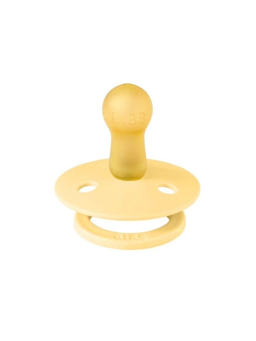 ❤ Соска пустушка BIBS Colour Latex Round (кругла). Колір - Pale Butter. Розмір - 6-18 міс (#60209008) ✓ Anna Konvert