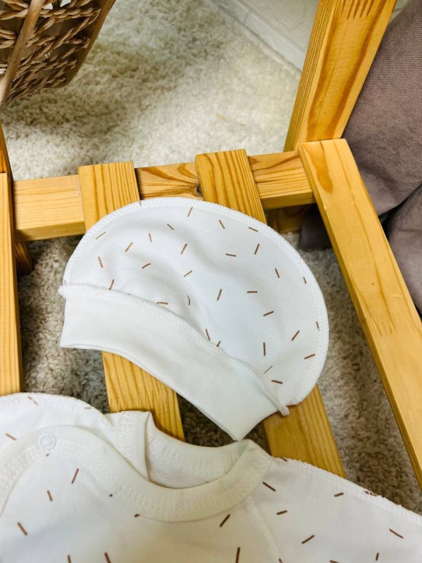 ❤ Комплект 3ка з сорочкою байка, Ромашка. Колір - Цяточки. Розмір - 56-62 (#17157845) ✓ Anna Konvert