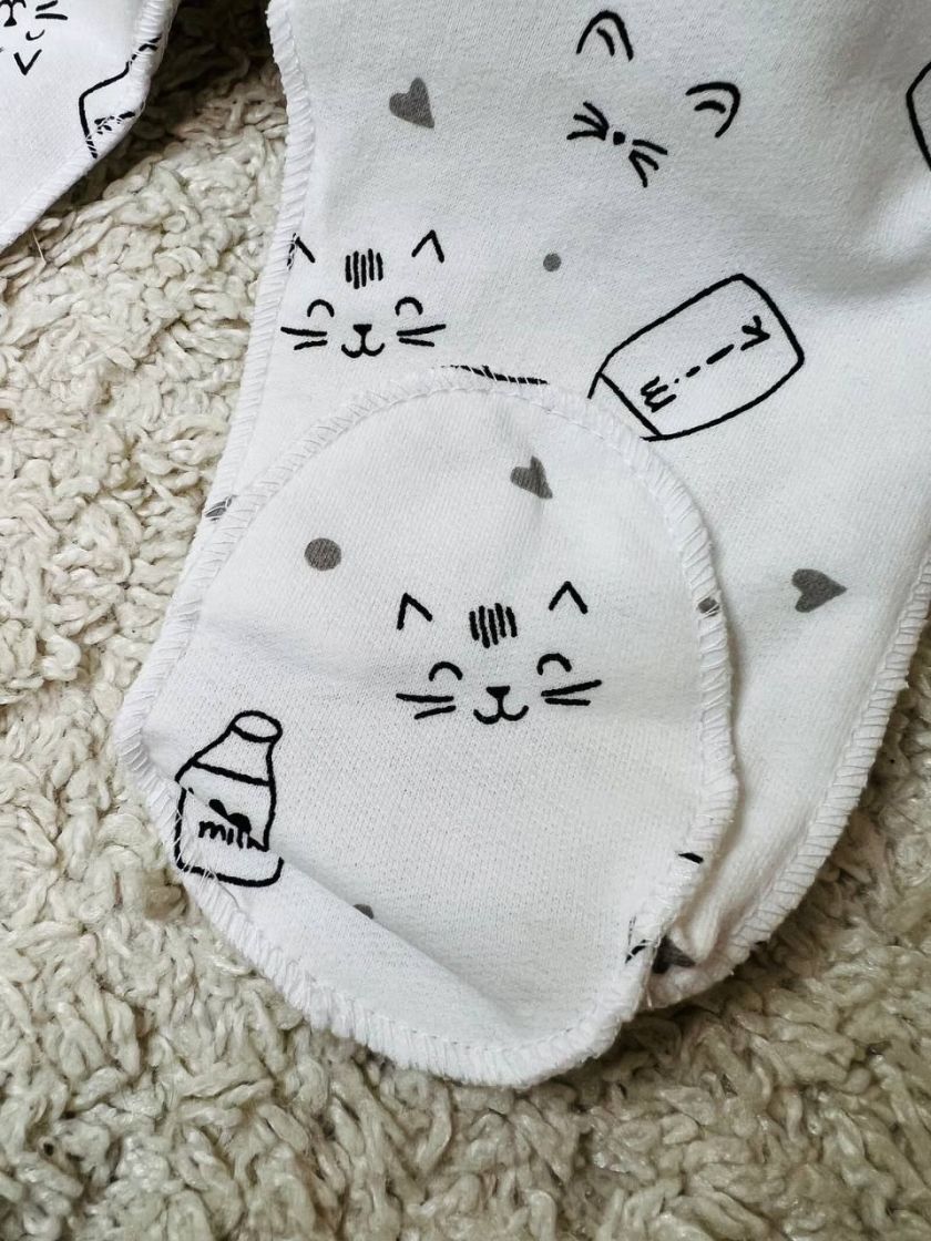 ❤ Чоловічок з шапочкою байка, 56-62см. Принт - Пляшечки та вуса киць (#95596355) ✓ Anna Konvert