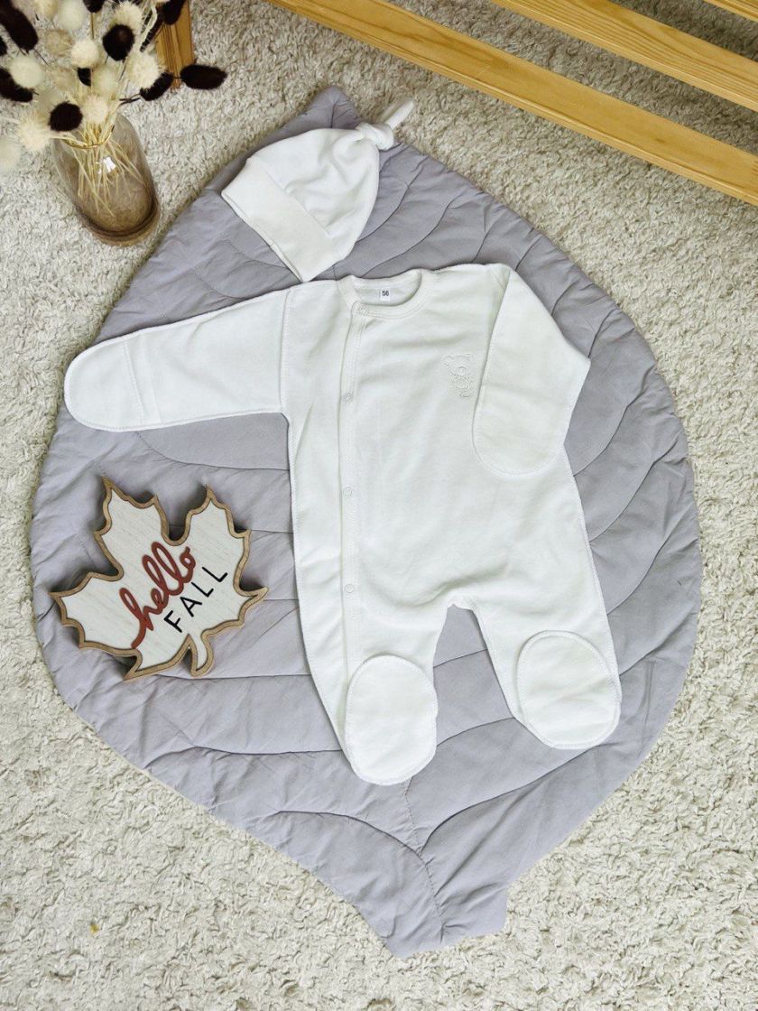 ❤ Чоловічок з шапочкою байка, 56-62см. Принт - Молочний однотон (#39829188) ✓ Anna Konvert