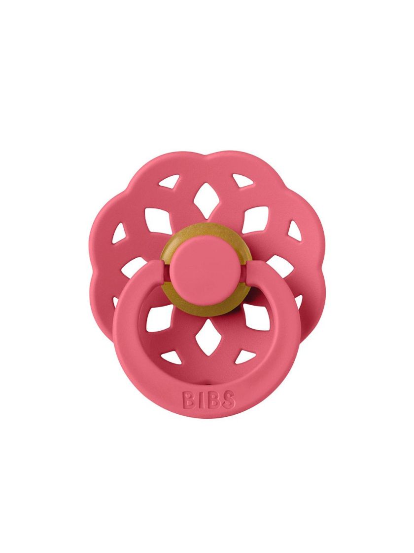 ❤ Соска пустушка BIBS Pacifier Boheme Latex Size 1, 0-6 міс. Колір - Coral (#69285892) ✓ Anna Konvert