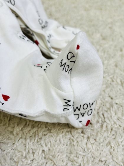 ❤ Чоловічок байка. Колір - I love mom dad. Розмір - 56-62см (#0907 (1)) ✓ Anna Konvert 2