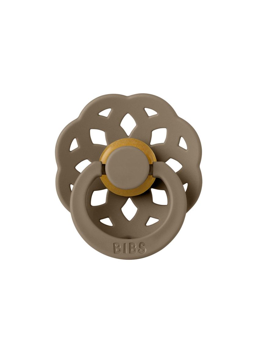 ❤ Соска пустушка BIBS Pacifier Boheme Latex Size 1, 0-6 міс. Колір - Dark Oak (#8662998) ✓ Anna Konvert