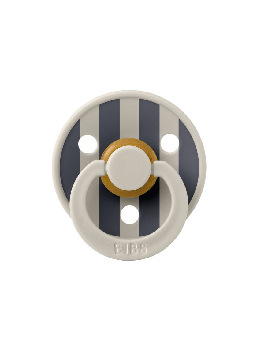 ❤ Соска пустушка BIBS Studio Size 1, 0-6 міс. Колір - Sand / Iron, смужка широка (#78776704) ✓ Anna Konvert