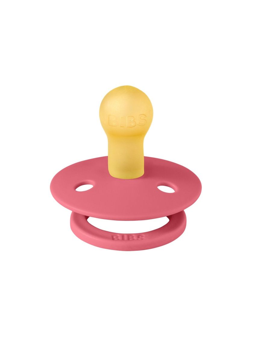 ❤ Соска пустушка BIBS Studio Size 1, 0-6 міс. Колір - Coral / Baby Pink, смужка широка (#66550138) ✓ Anna Konvert