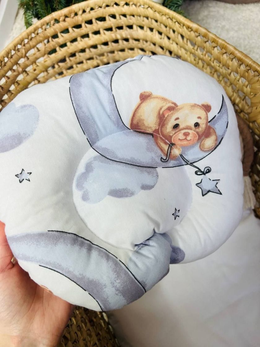 ❤ Ортопедична подушка. Принт - Ведмідь з книгою на великому місяці (#57672351) ✓ Anna Konvert