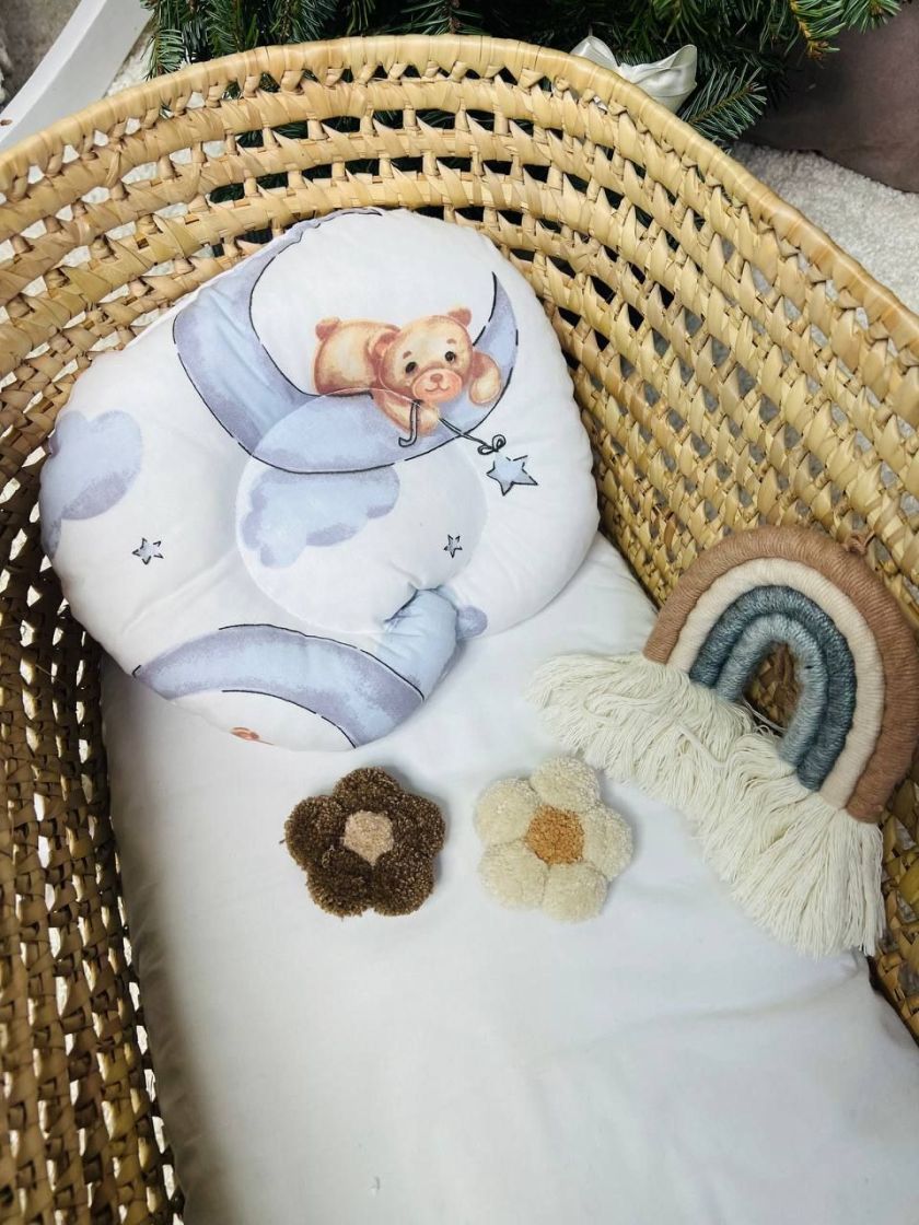 ❤ Ортопедична подушка. Принт - Ведмідь з книгою на великому місяці (#57672351) ✓ Anna Konvert