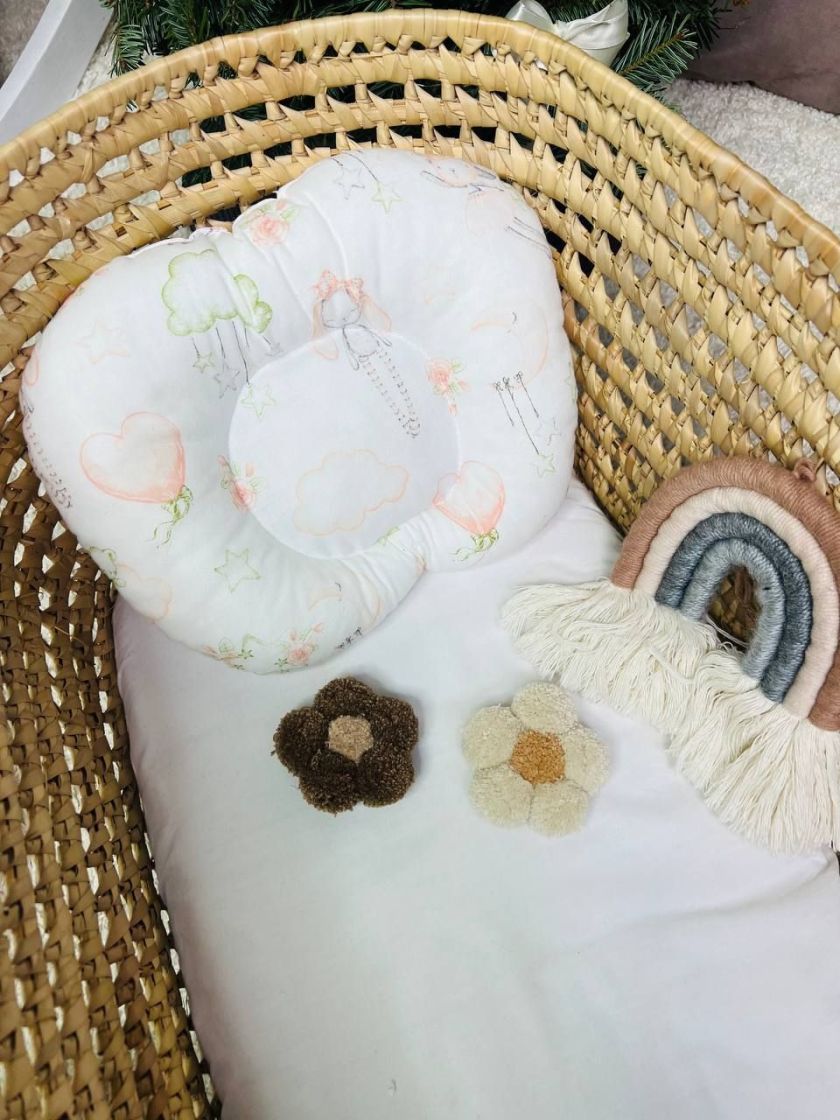 ❤ Ортопедична подушка. Принт - Зайка, кулька сердечко рожеве (#41805081) ✓ Anna Konvert