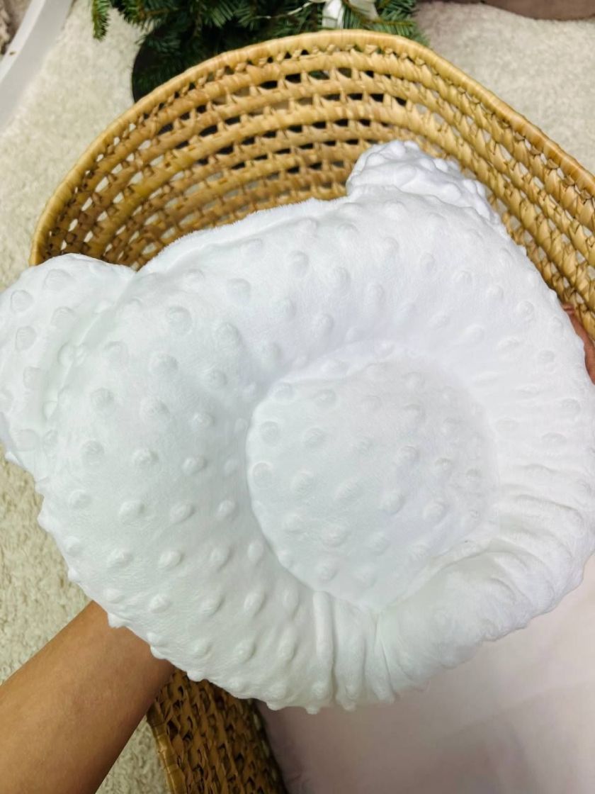 ❤ Подушка ортопедична з вушками, плюш. Колір - Білий (#76399811) ✓ Anna Konvert