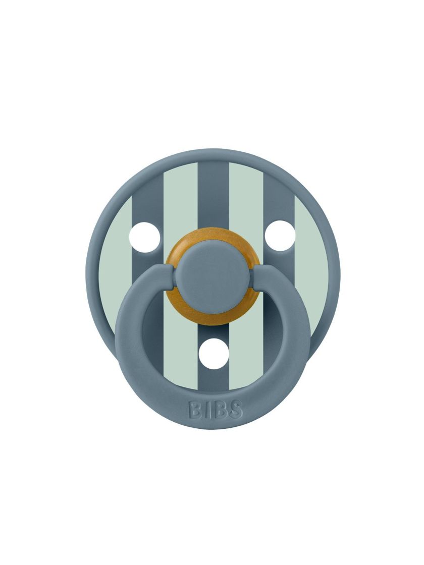 ❤ Соска пустушка BIBS Studio Size 1, 0-6 міс. Колір - Petrol / Nordic Mint, смужка широка (#55568514) ✓ Anna Konvert