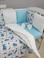 ❤ Набір у ліжко на 3 боки. Принт - Динозаврики-космонавти (#19298812) ✓ Anna Konvert