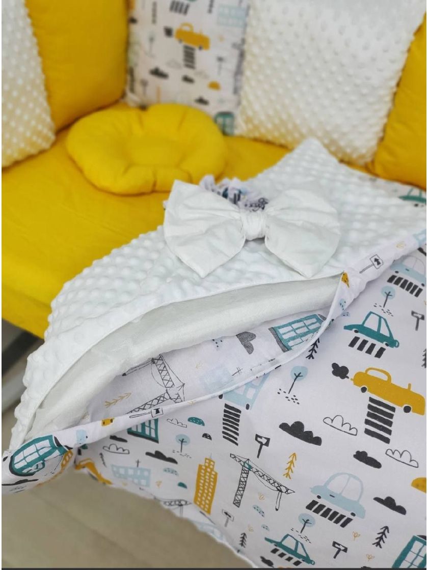 ❤ Набір у ліжко на 3 боки. Принт - Жовті машинки (#68803403) ✓ Anna Konvert