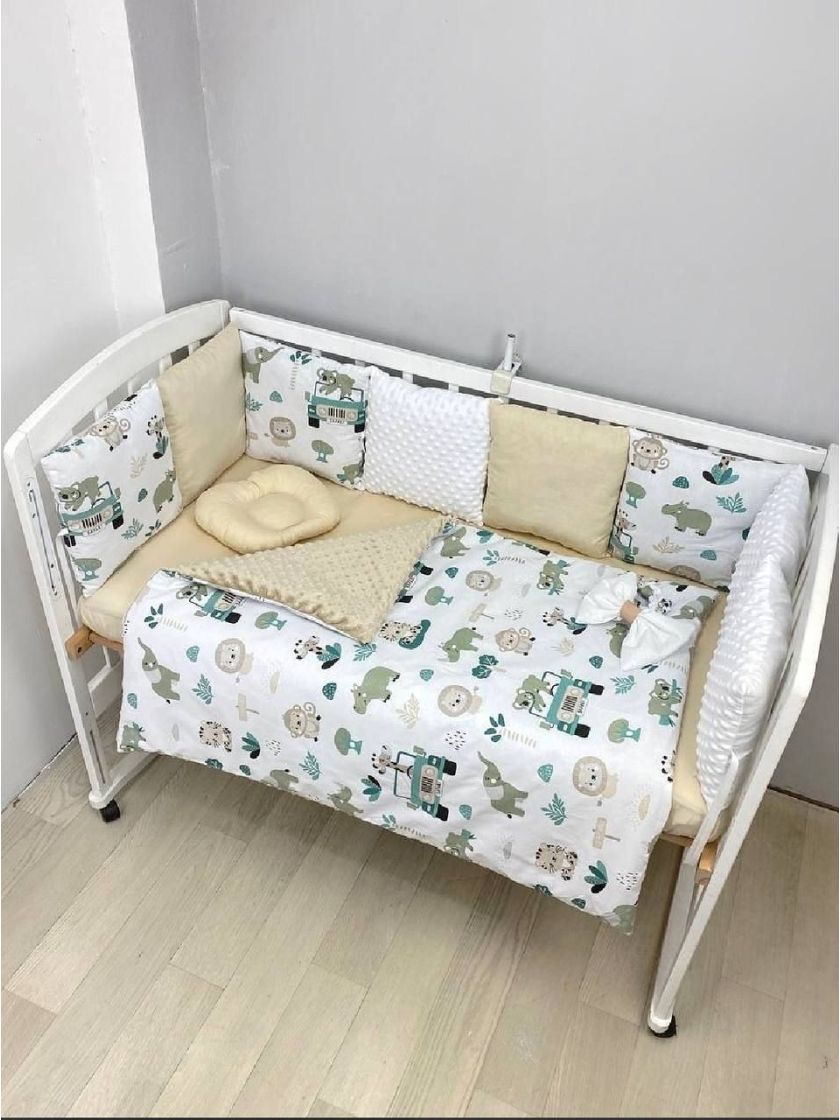 ❤ Набір у ліжко на 3 боки. Принт - Звірі та машинки (#17230275) ✓ Anna Konvert