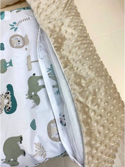 ❤ Набір у ліжко на 3 боки. Принт - Звірі та машинки (#17230275) ✓ Anna Konvert 2