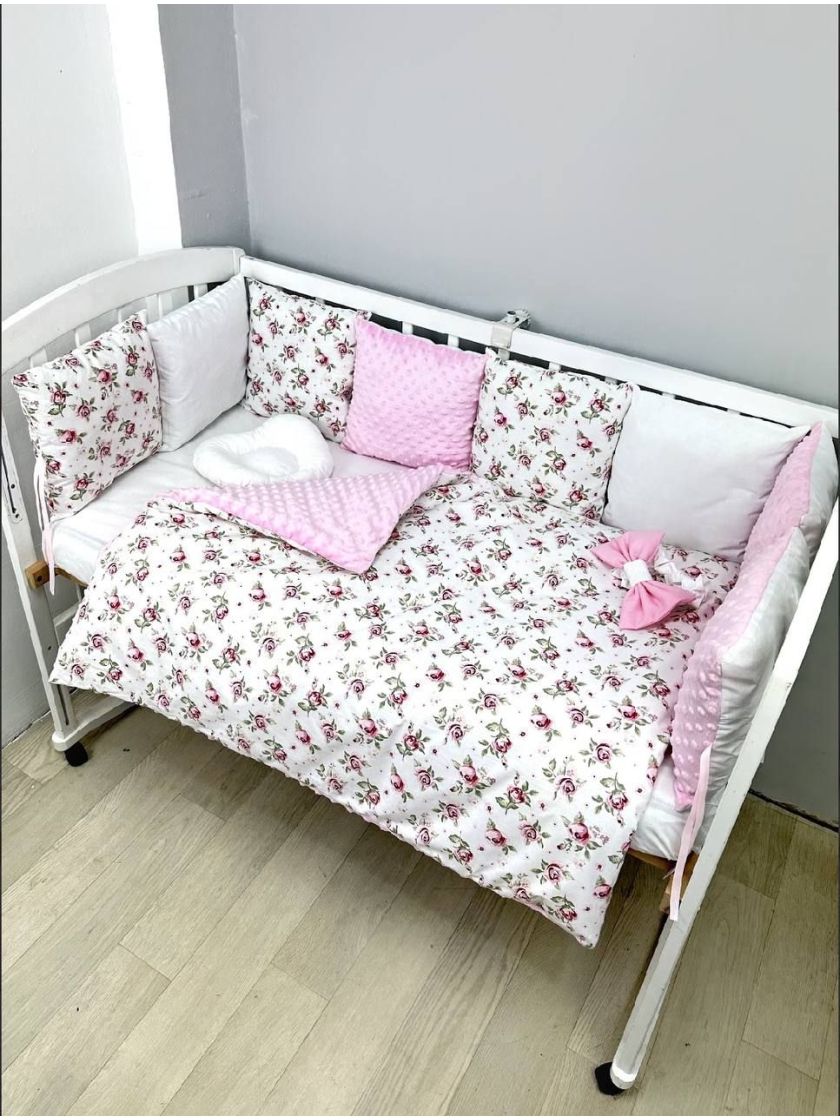 ❤ Набір у ліжко на 3 боки. Принт - Троянди дрібні (#12912319) ✓ Anna Konvert