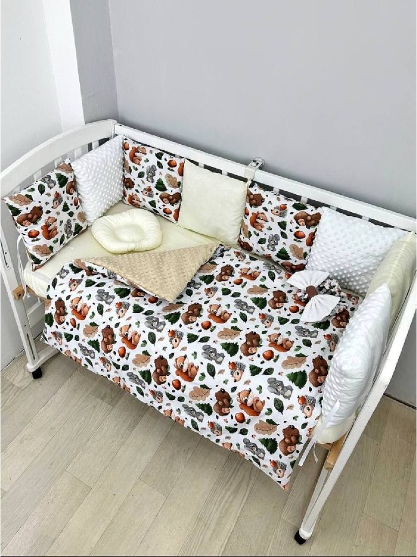 ❤ Набір у ліжко на 3 боки. Принт - Лісні звірі (#69966973) ✓ Anna Konvert