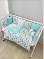 ❤ Набір у ліжко на 3 боки. Принт - Ведмедики м'ятні (#13754658) ✓ Anna Konvert