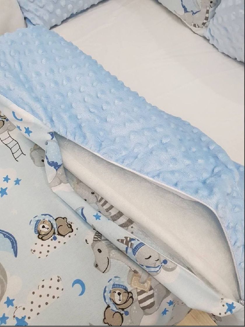 ❤ Набір у ліжко на 3 боки. Принт - Дракончики на блакитному (#71127457) ✓ Anna Konvert