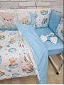 ❤ Набір у ліжко на 3 боки. Принт - З принтом Ведмедики блакитні (#92662704) ✓ Anna Konvert ❤ Набір у ліжко на 3 боки. Принт - З принтом Ведмедики блакитні (#92662704) ✓ Anna Konvert