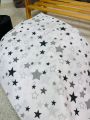 ❤ Пелюшки Ситцеві 85 см на 105 см. Принт - Зірки різні на білому (#39155581) ✓ Anna Konvert