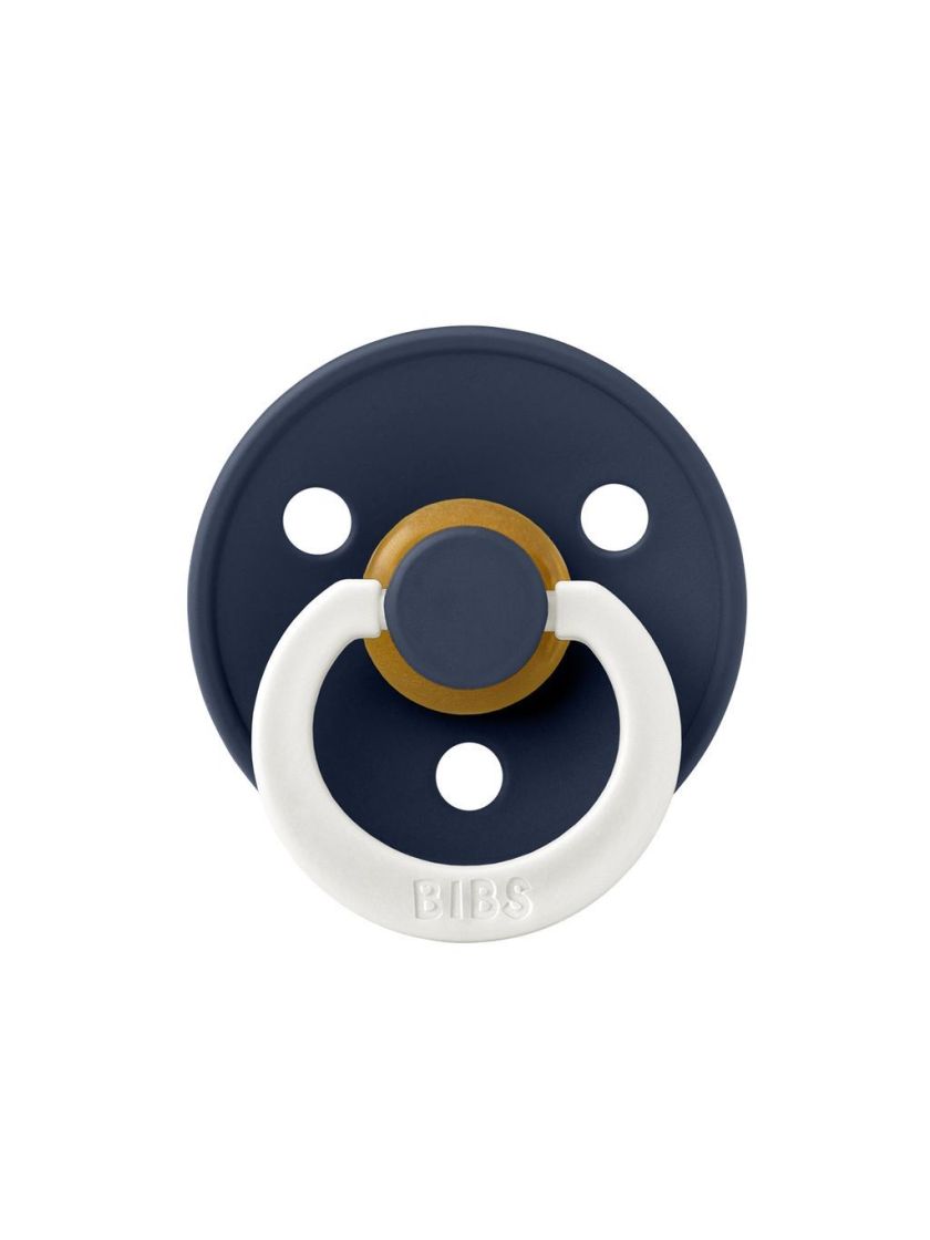 ❤ Соска пустушка BIBS, вушко світиться в темряві, Pacifier Colour Latex. Колір - Deep Space GLOW. Розмір - 0-6 (#100331) ✓ Anna