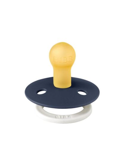 ❤ Соска пустушка BIBS, вушко світиться в темряві, Pacifier Colour Latex. Колір - Deep Space GLOW. Розмір - 0-6 (#100331) ✓ Anna  2