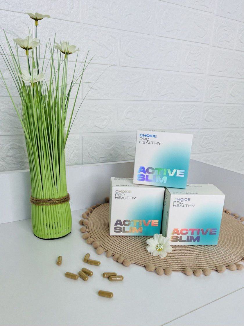 ❤ Active slim Контроль апетиту, калорій, ваги, 60 капсул CHOICE (#0465) ✓ Anna Konvert