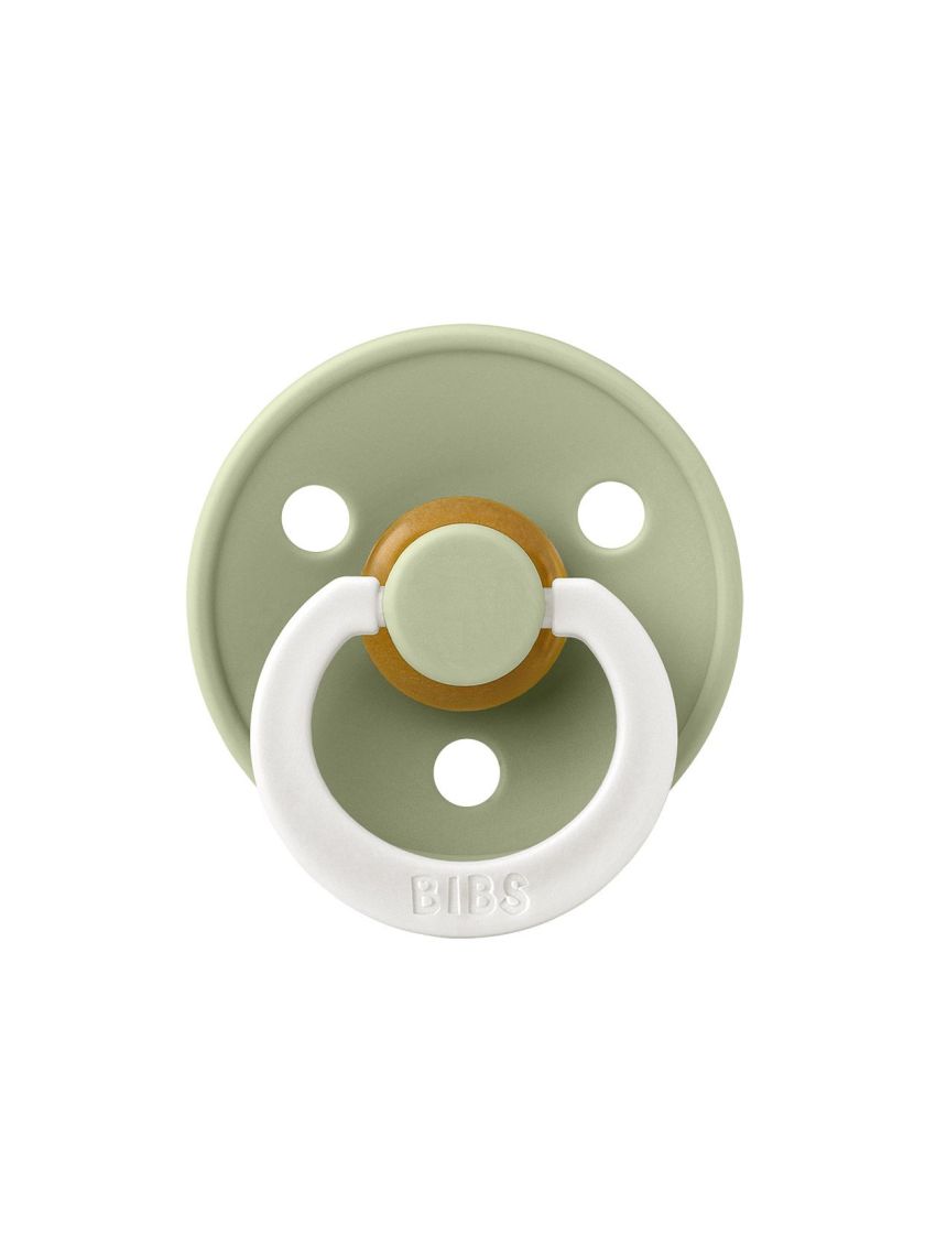 ❤ Соска пустушка BIBS, вушко світиться в темряві, Pacifier Colour Latex Size 1. Колір - Sage GLOW (#100270) ✓ Anna Konvert
