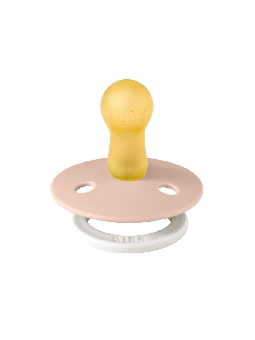 ❤ Соска пустушка BIBS, вушко світиться в темряві, Pacifier Colour Latex. Колір - Blush GLOW. Розмір - 0-6 (#100256) ✓ Anna Konve