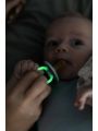 ❤ Соска пустушка BIBS, вушко світиться в темряві, Pacifier Colour Latex. Колір - Cloud GLOW. Розмір - 0-6 (#100272) ✓ Anna Konve