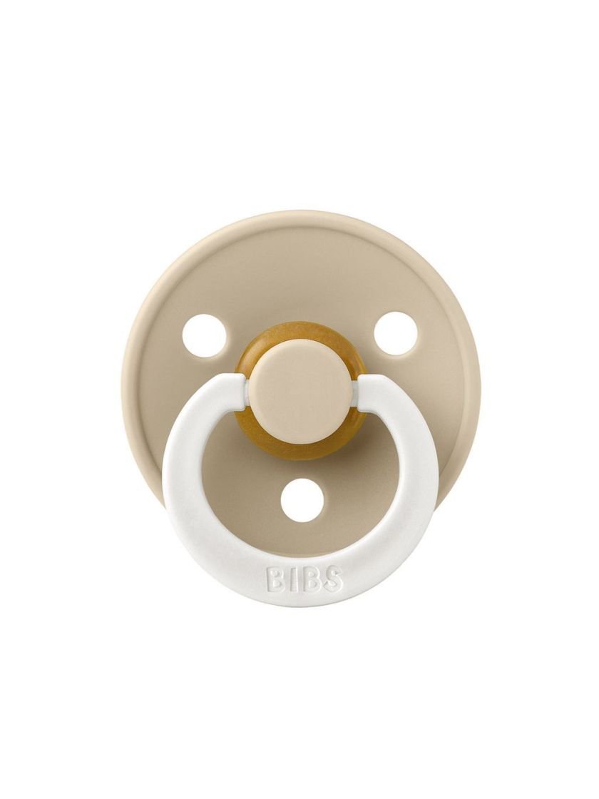 ❤ Соска пустушка BIBS, вушко світиться в темряві, Pacifier Colour Latex Size 1. Колір - Vanilla GLOW (#100257) ✓ Anna Konvert