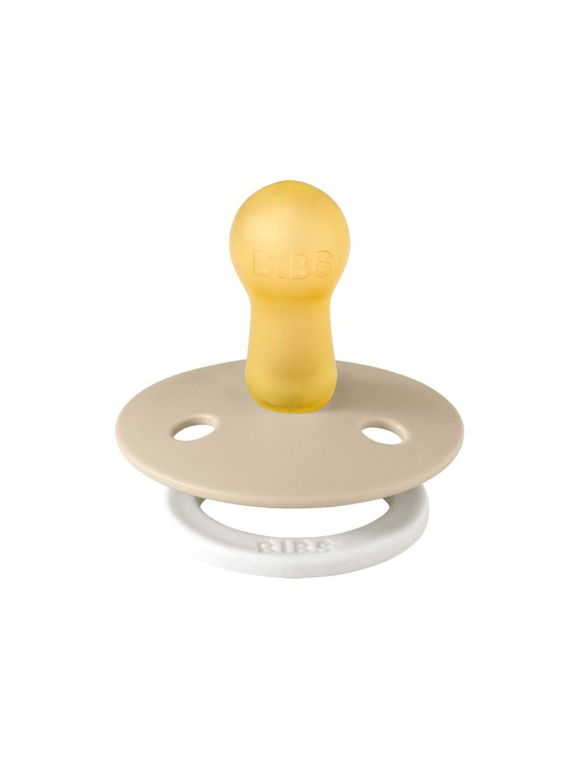 ❤ Соска пустушка BIBS, вушко світиться в темряві, Pacifier Colour Latex Size 1. Колір - Vanilla GLOW (#100257) ✓ Anna Konvert