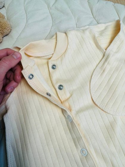 ❤ Чоловічок рубчик однотон Ромашка. Колір - Пісочний. Розмір - 56-62см (#72505354) ✓ Anna Konvert 2