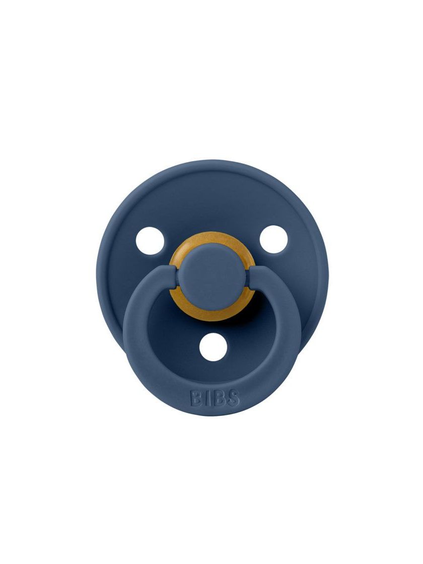 ❤ Соска пустушка BIBS Colour Latex Round (кругла). Колір - Steel Blue. Розмір - 6-18 міс (#43725733) ✓ Anna Konvert