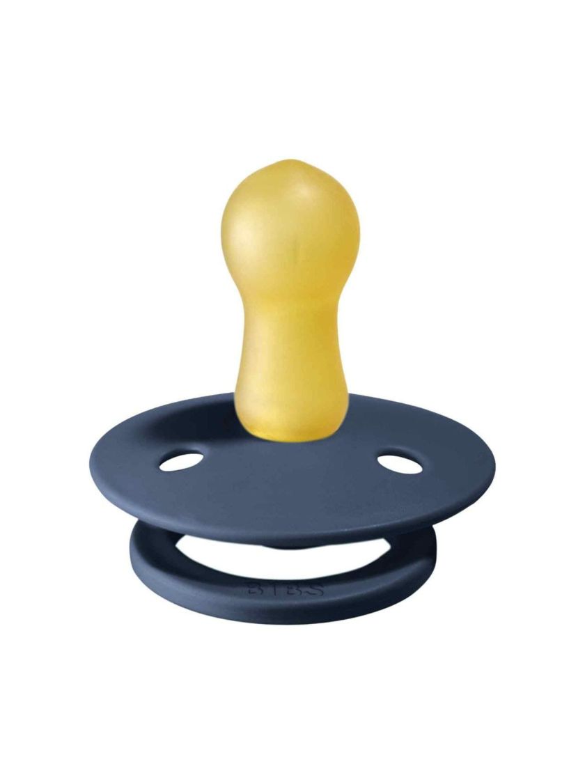 ❤ Соска пустушка BIBS Colour Latex Round (кругла). Колір - Steel Blue. Розмір - 6-18 міс (#43725733) ✓ Anna Konvert