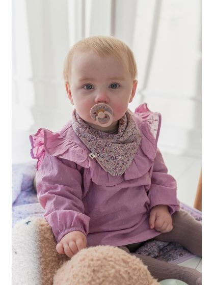❤ Пустушка BIBS x Liberty Colour Latex Round (кругла), 2 в упаковці, 0-6 міс. Колір - Eloise Blush / Ivory (#11011102) ✓ Anna Ko 2