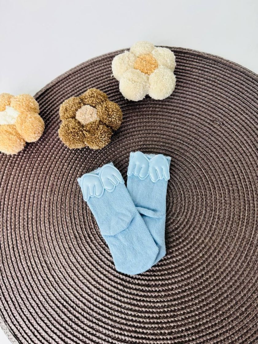 ❤ Шкарпетки без утеплення "Янголята", 0-1 міс. Колір - Блакитний (#31848387) ✓ Anna Konvert