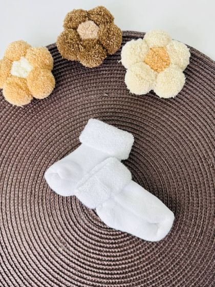 ❤ Шкарпетки махра, 0-3міс. Колір - Білий (#42778120) ✓ Anna Konvert 2