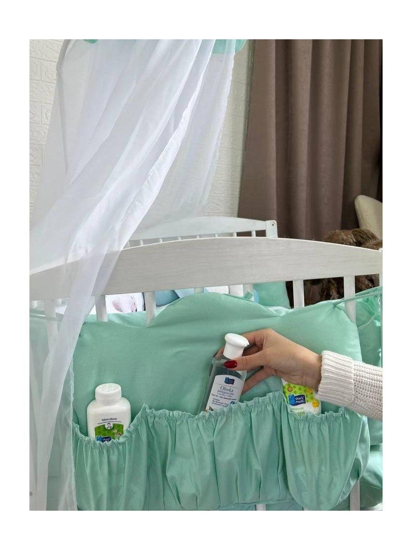 ❤ Набір принт коса з органайзером. Колір - Заєць на велосипеді (#70052194) ✓ Anna Konvert