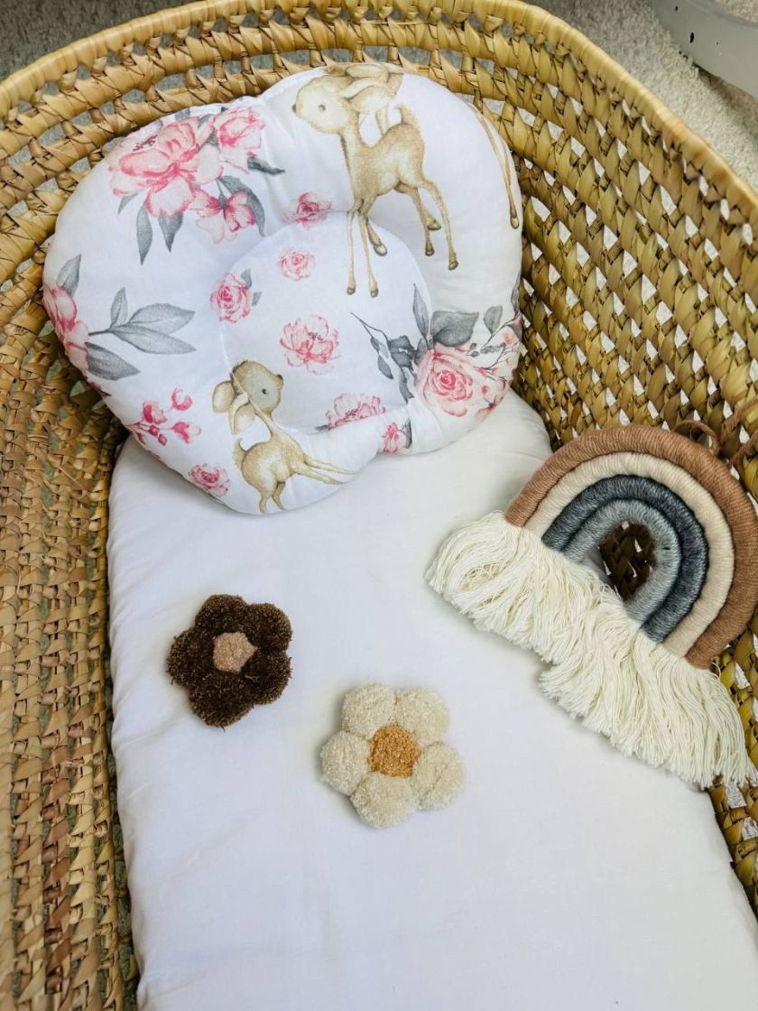 ❤ Ортопедична подушка. Принт - Олені бембі з трояндами (#47273369) ✓ Anna Konvert