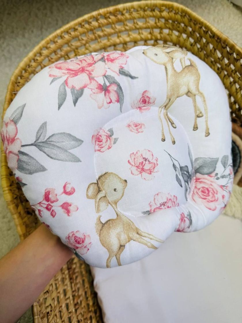 ❤ Ортопедична подушка. Принт - Олені бембі з трояндами (#47273369) ✓ Anna Konvert