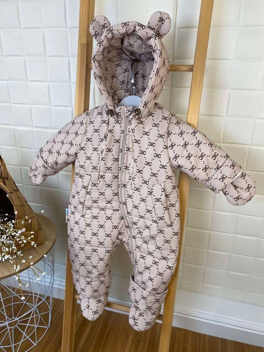 ❤ Демісезонний комбінезон фешн. Колір - Бежевий. Розмір - 68см (#65911104) ✓ Anna Konvert